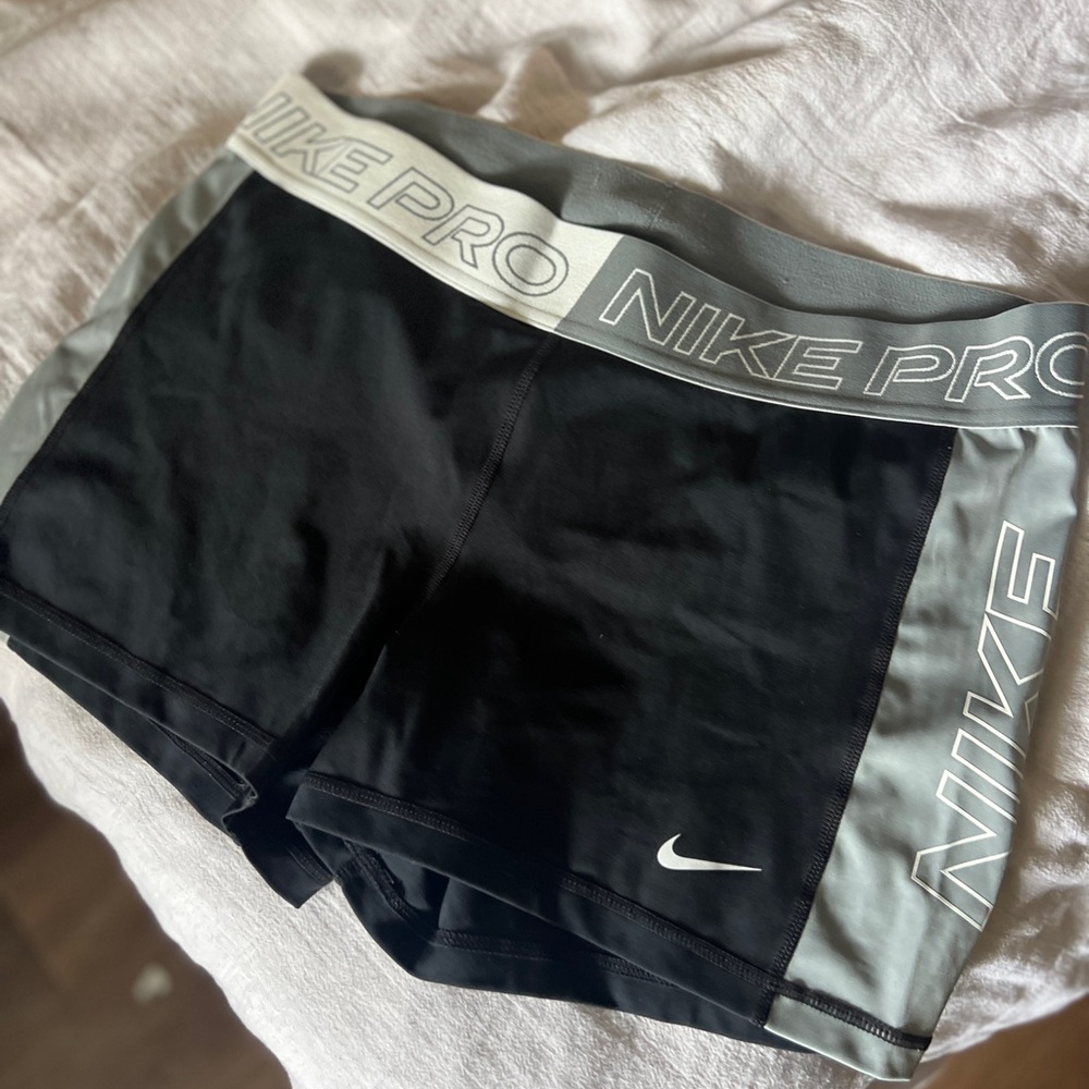 Nike Black and Gray Performance Shorts